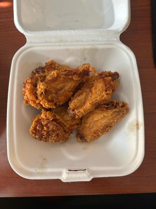 5 Pc. Hot Wings.
